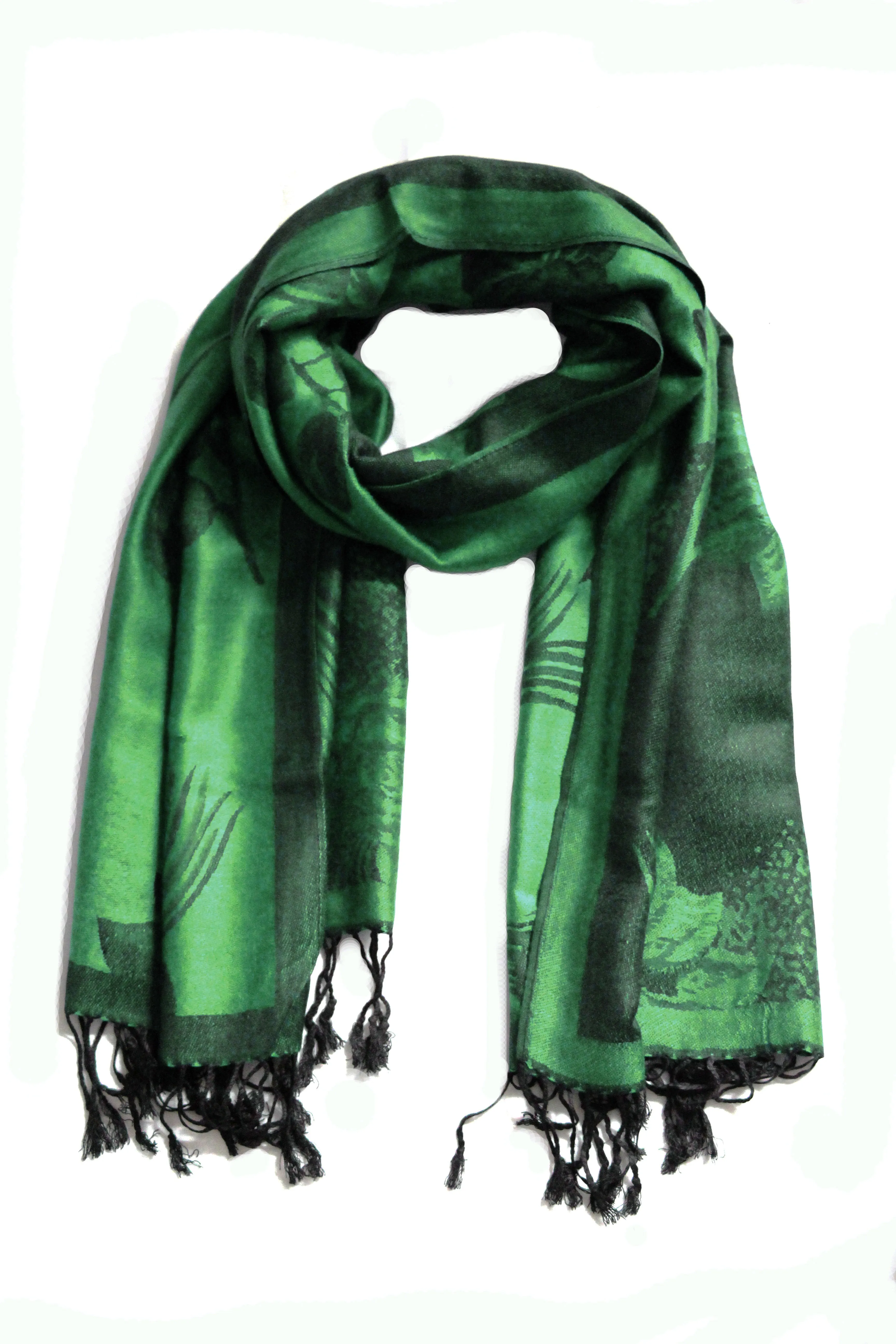 Sakkas Two Tone Rose Pashmina Scarf / Stole / Wrap