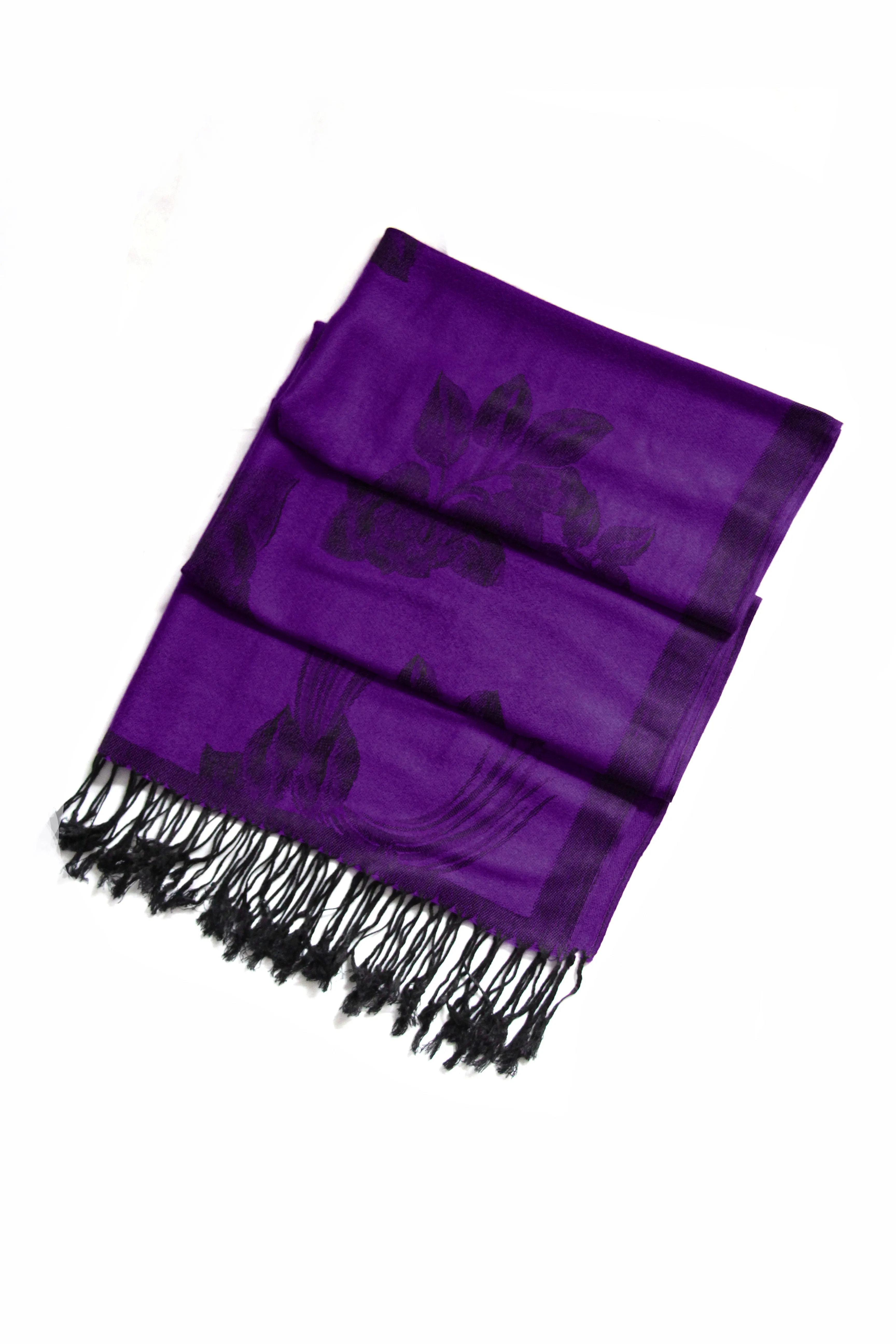 Sakkas Two Tone Rose Pashmina Scarf / Stole / Wrap