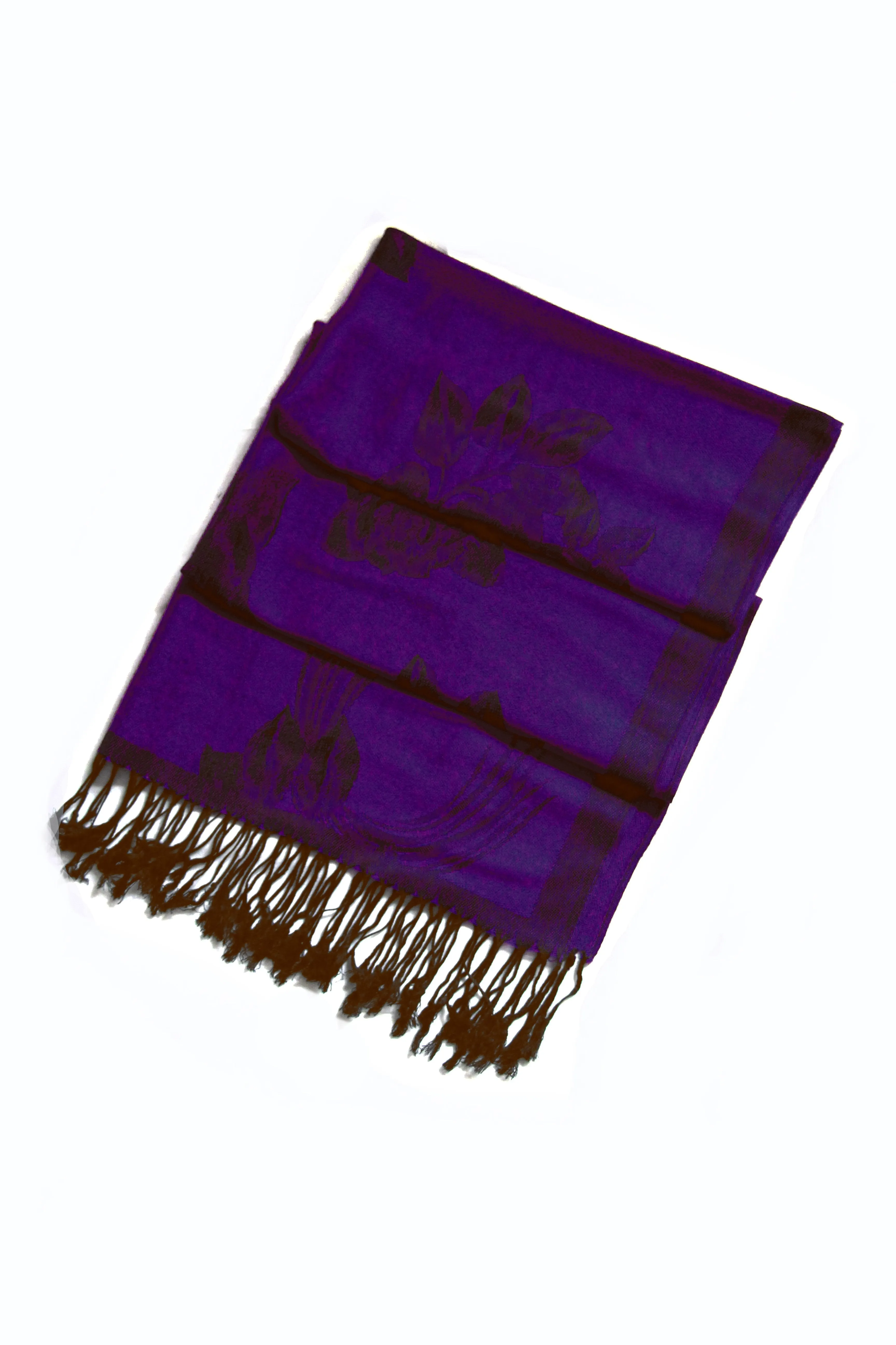 Sakkas Two Tone Rose Pashmina Scarf / Stole / Wrap