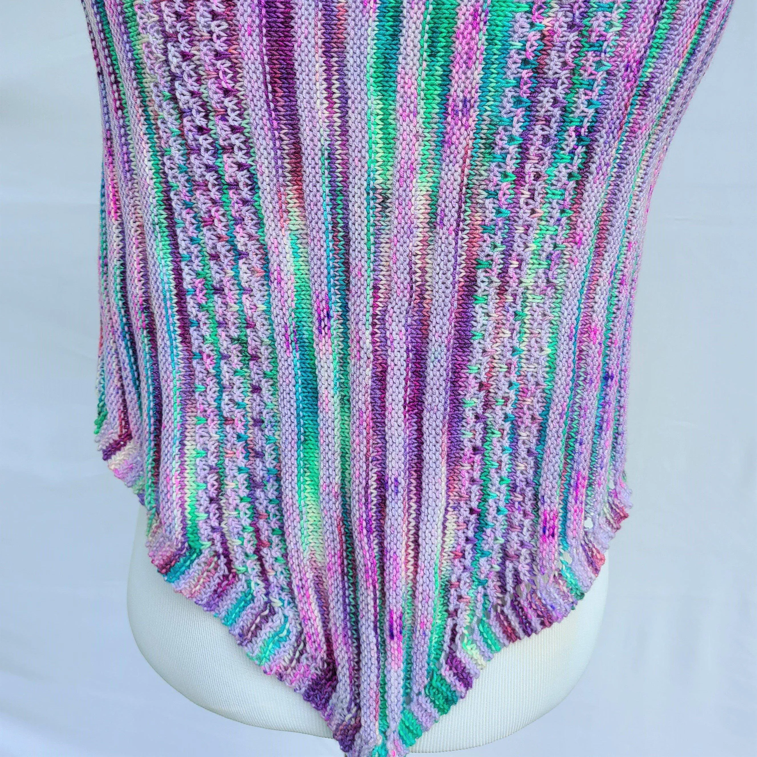 Savvy Slips PDF Knitting Pattern Download Easy Shawl