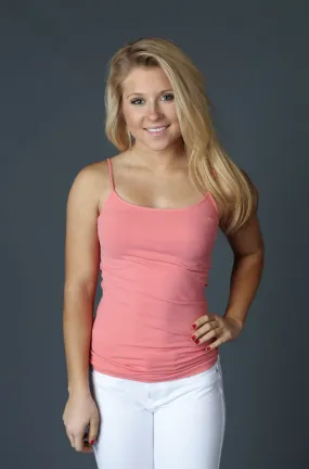 Seamless Long Pink Cami