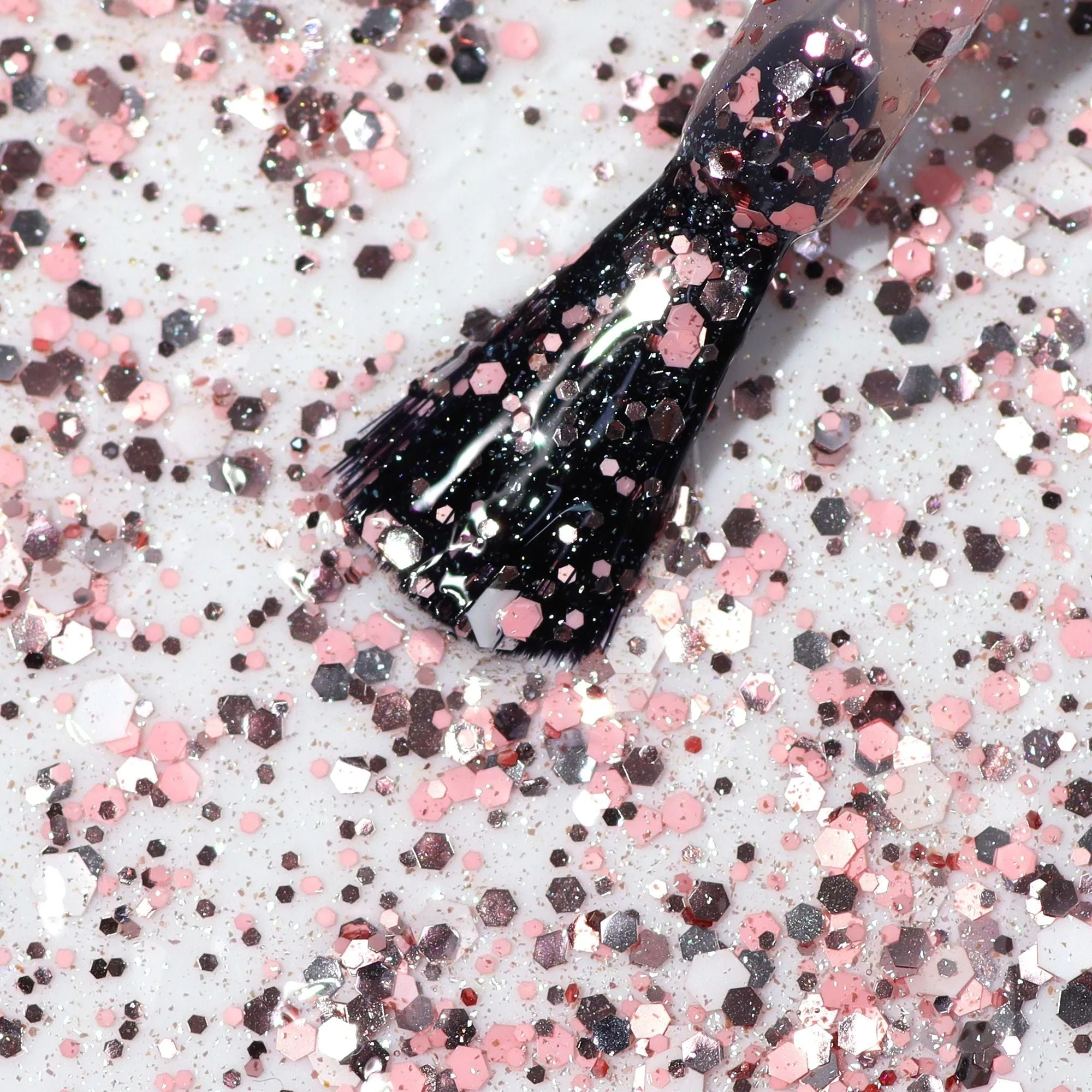 Snowglobe Confetti Topper Nail Color | Gel-Like Nail Polish - Clean Beauty