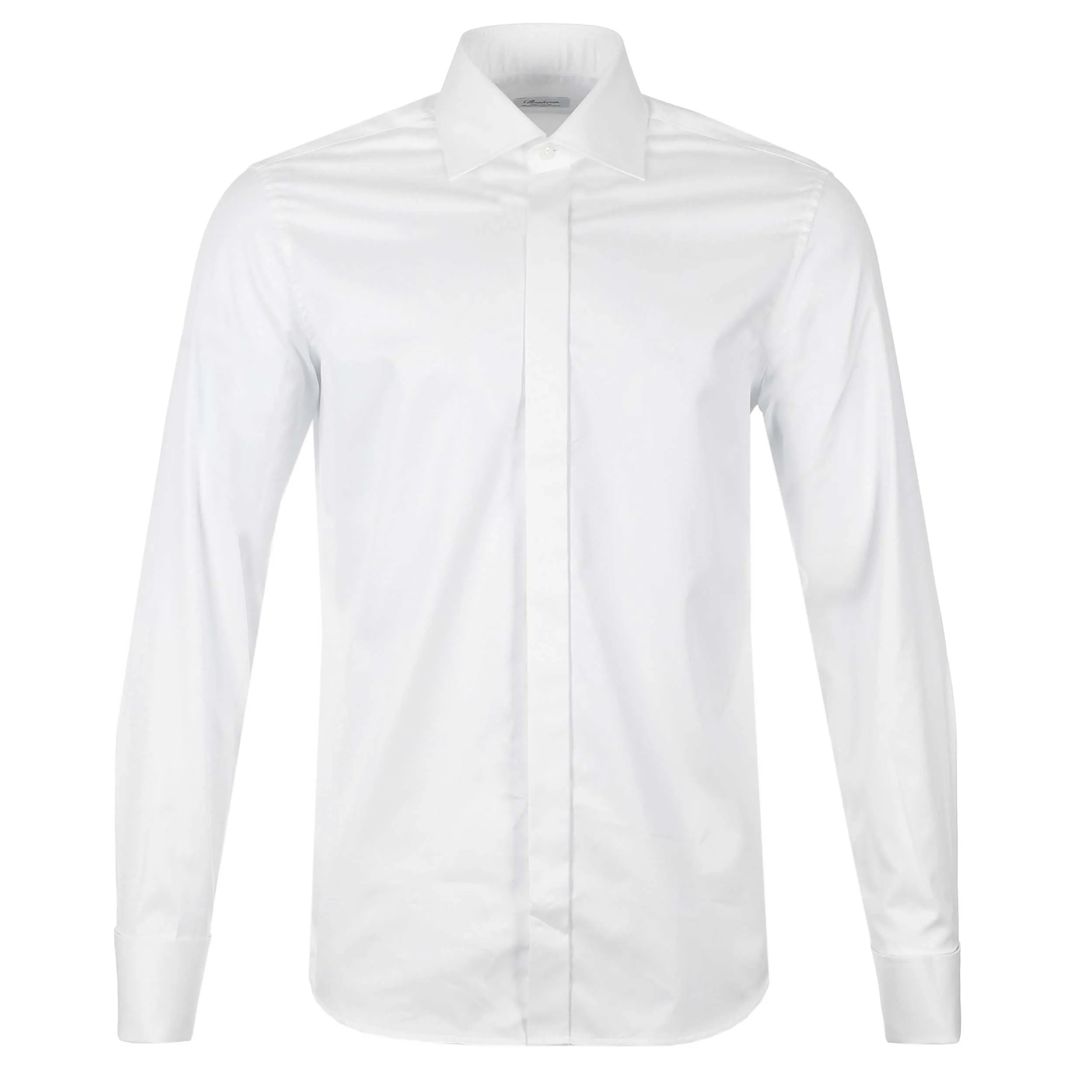 Stenstroms Fitted Body Dinner Shirt in White