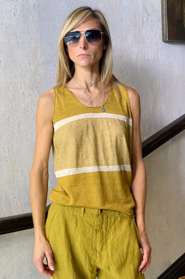 Stripe Tank - Yellow