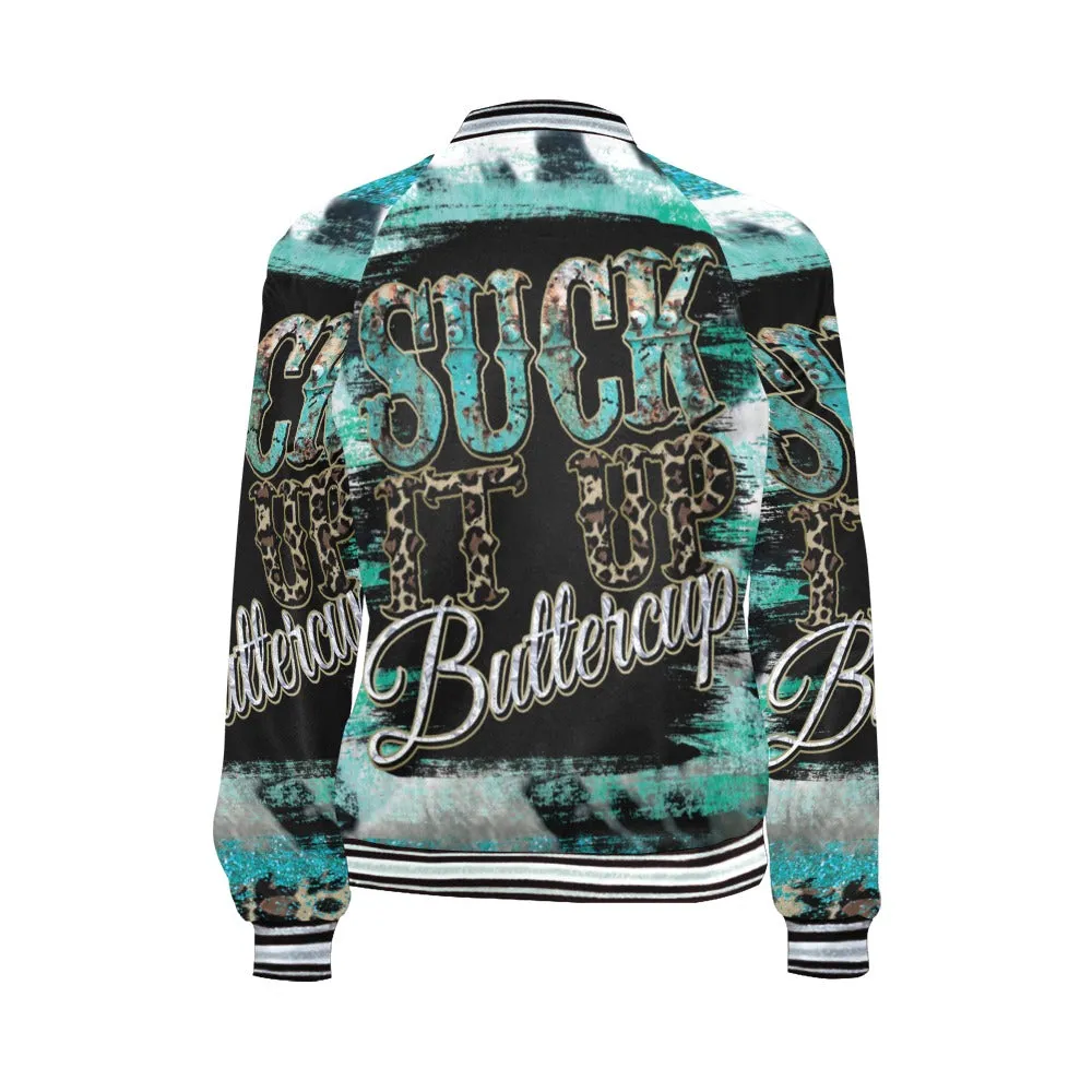 Suck it up Buttercup awd39 Bomber Jacket for Women