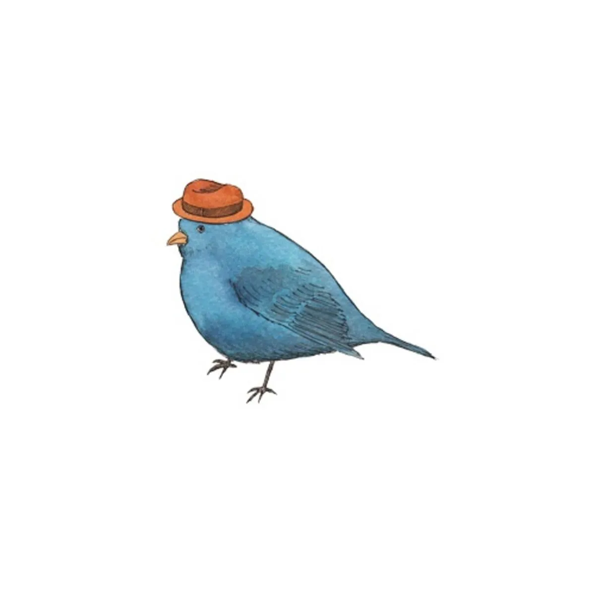 Tattly Pairs Business Bird Tattoo