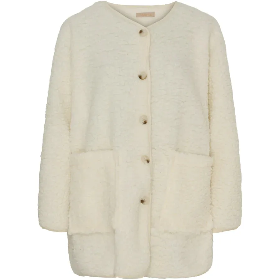 Teddy Jacket Off White