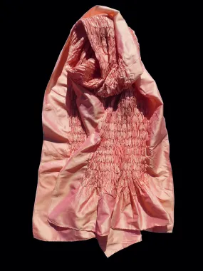 Thai Silk Taffeta Opera Shawl Sand Pink