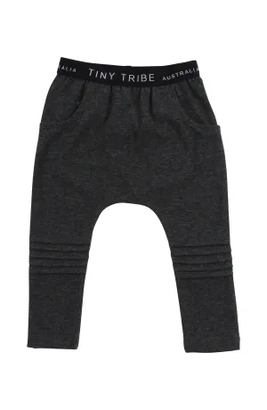 TINY TRIBE CHARCOAL GREY MARLE PANT