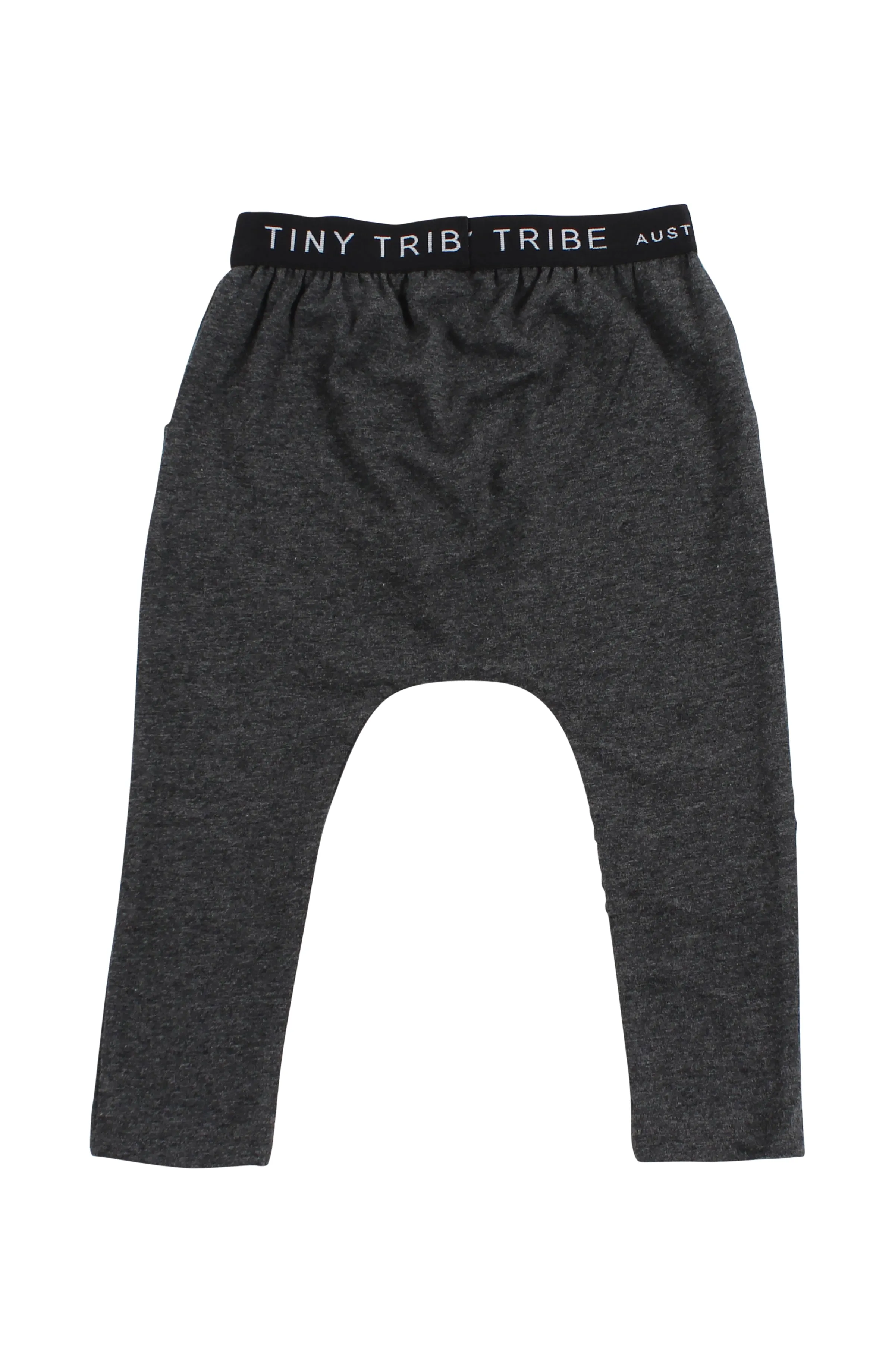 TINY TRIBE CHARCOAL GREY MARLE PANT