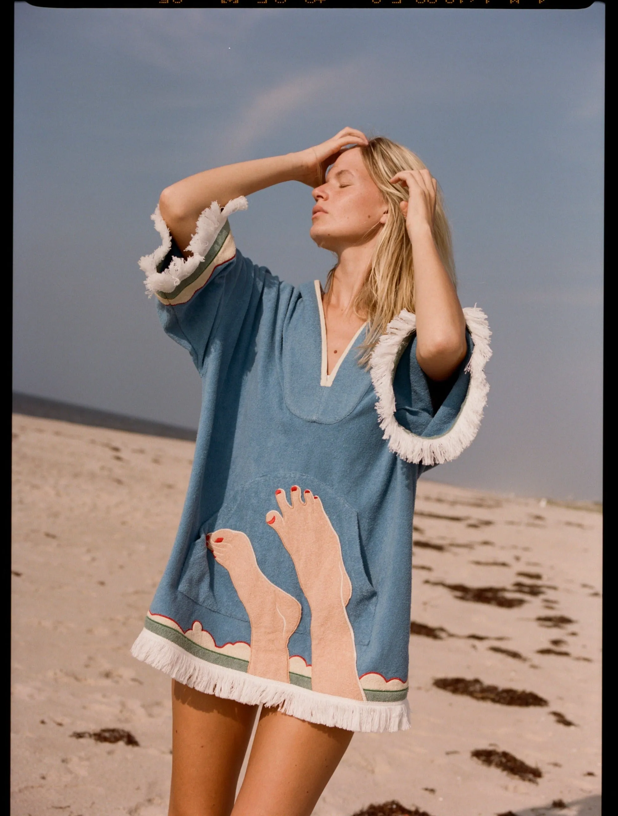 'Tom Wesselmann - Seascape #6' Beach Towel Top