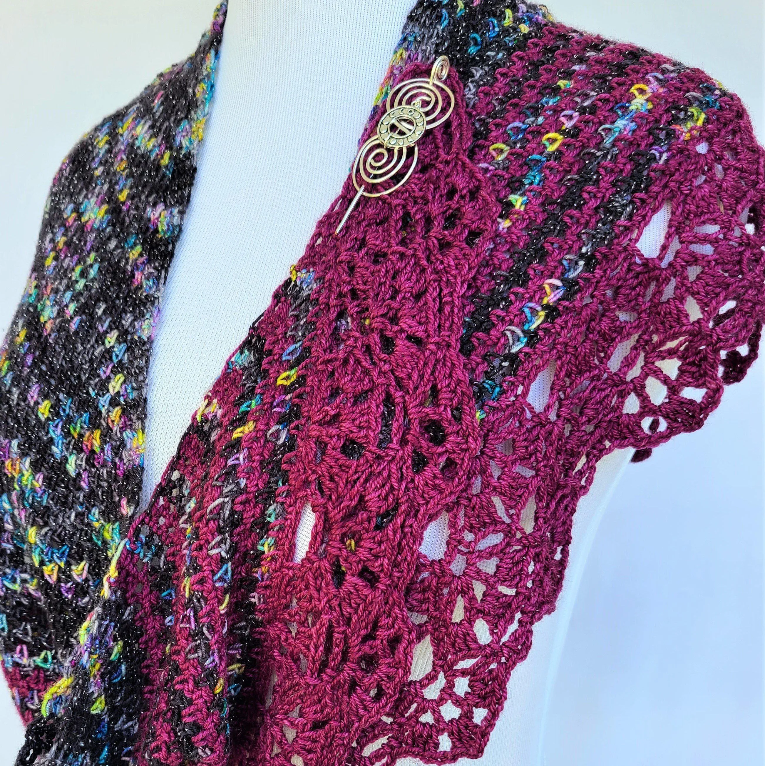 Twilight Stroll Crochet Shawl Pattern PDF Download