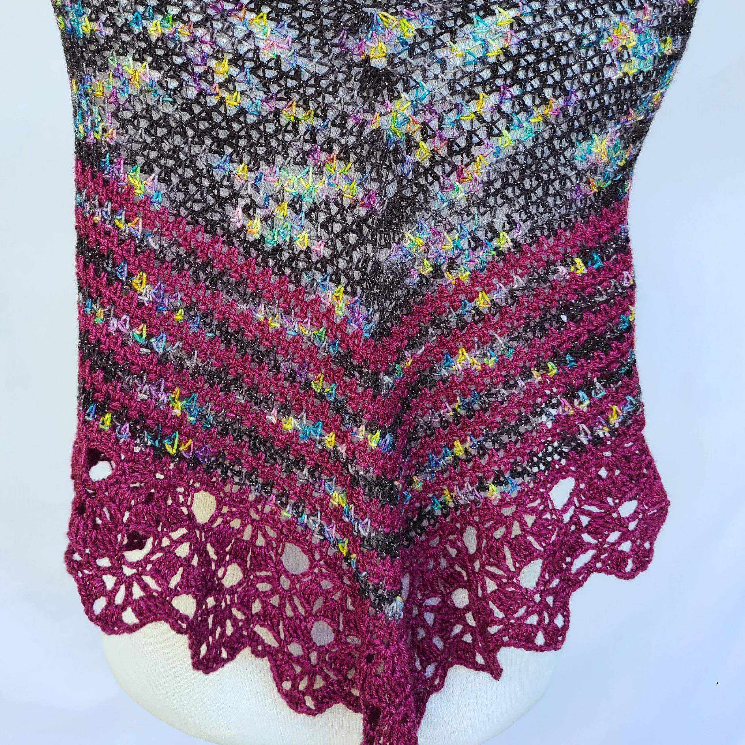 Twilight Stroll Crochet Shawl Pattern PDF Download