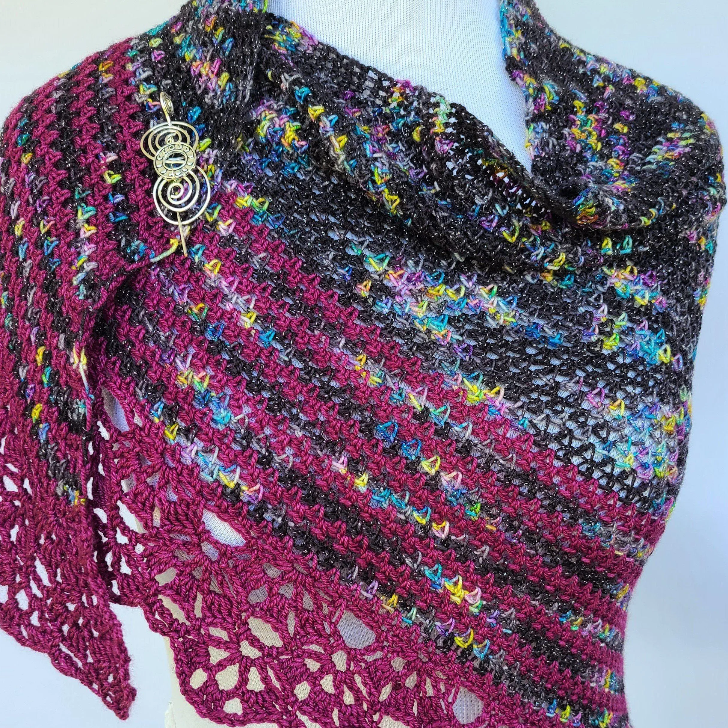 Twilight Stroll Crochet Shawl Pattern PDF Download