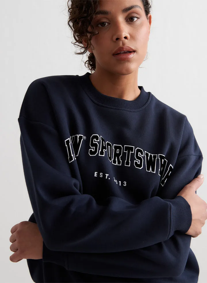 Varsity Sweatshirt | Navy