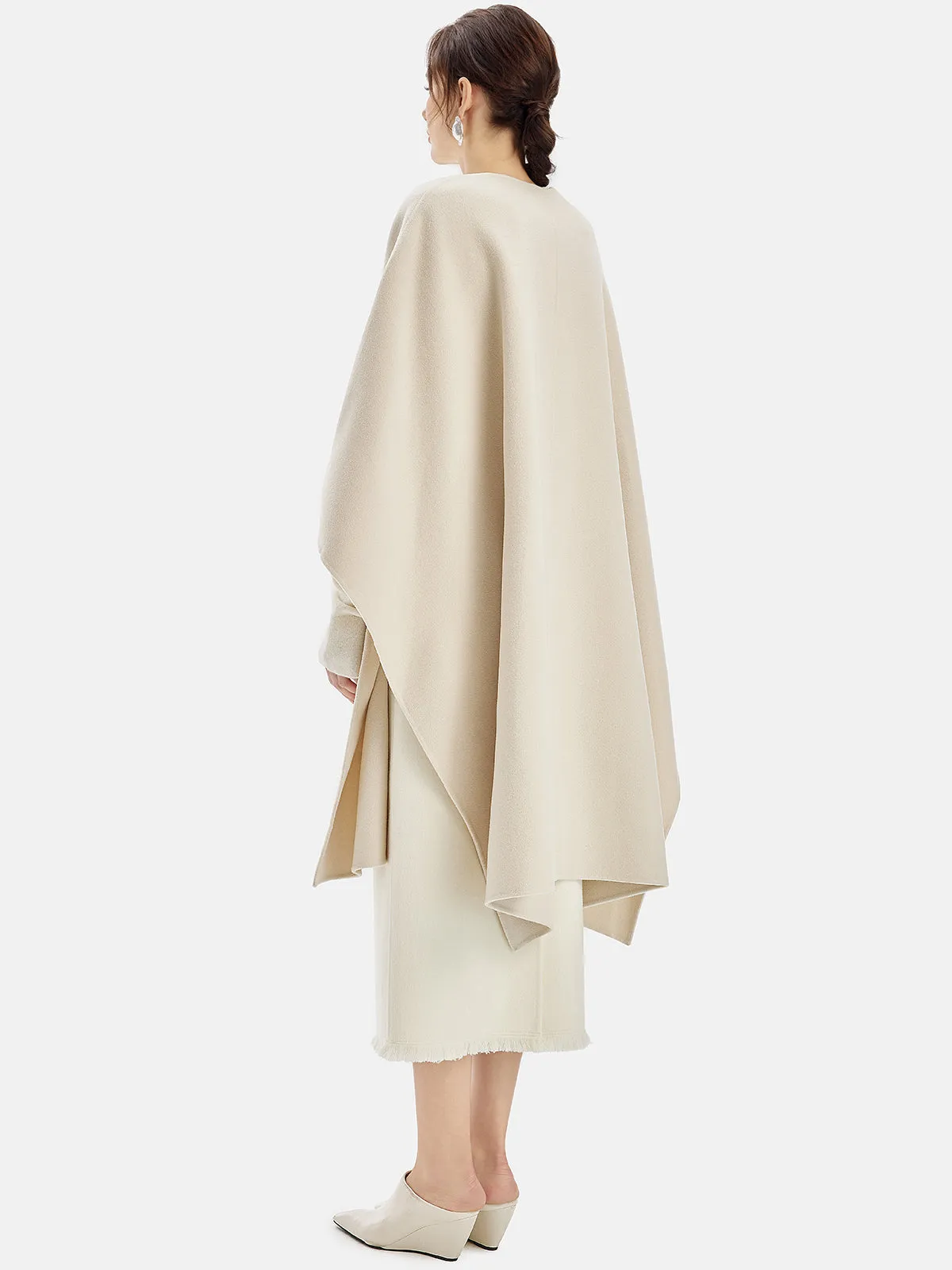 Versatile Australian Wool Poncho