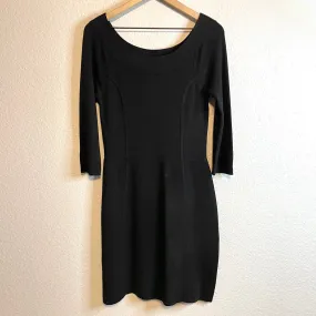 Wide Neck Sweater Dress