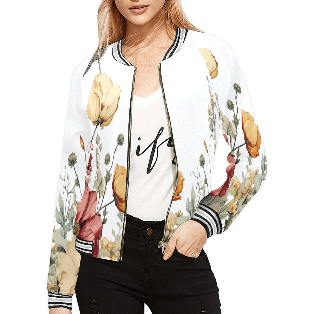 Wildflowers awd313 Bomber Jacket for Women