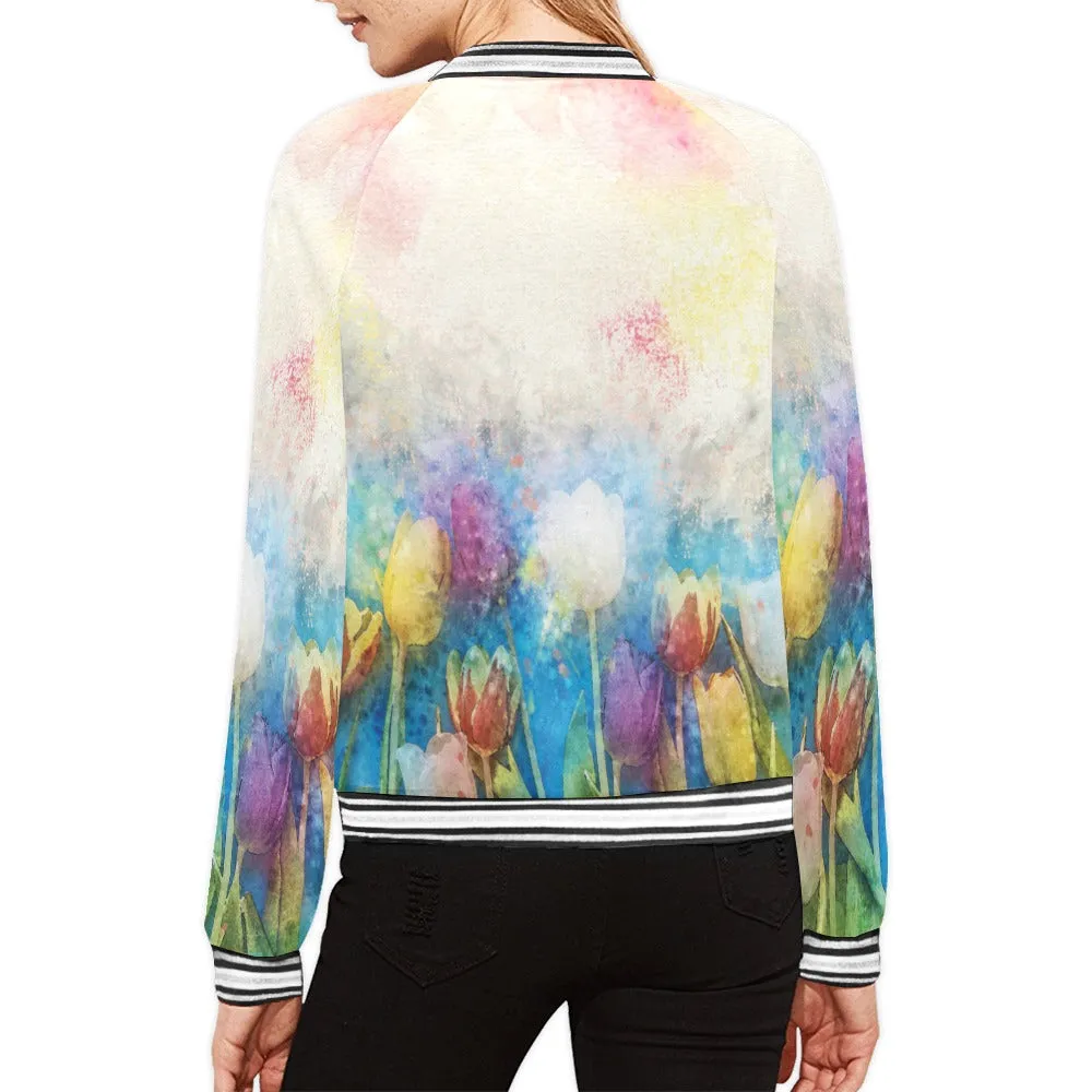 Wildflowers awd317 Bomber Jacket for Women