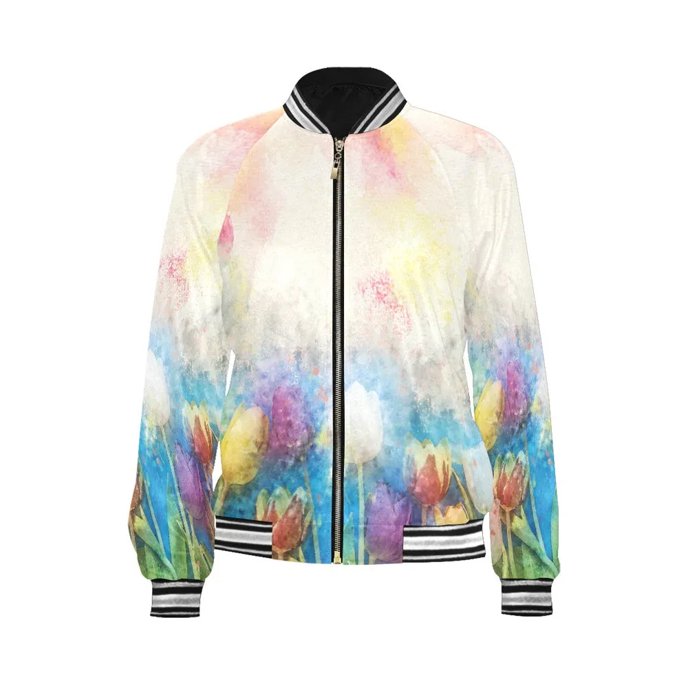 Wildflowers awd317 Bomber Jacket for Women