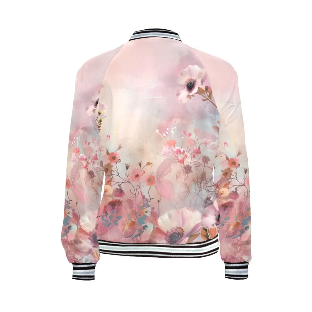 Wildflowers Bomber Jacket for Women