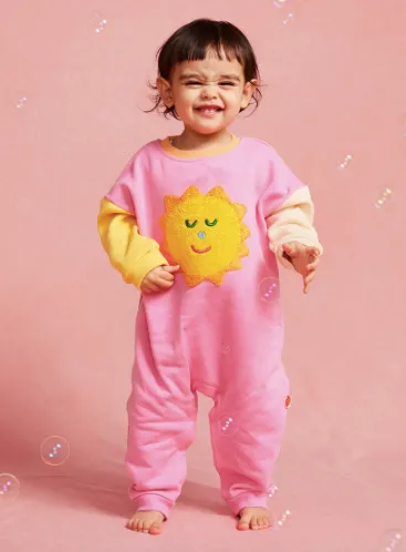 Winter Fun Jumpsuit Pink