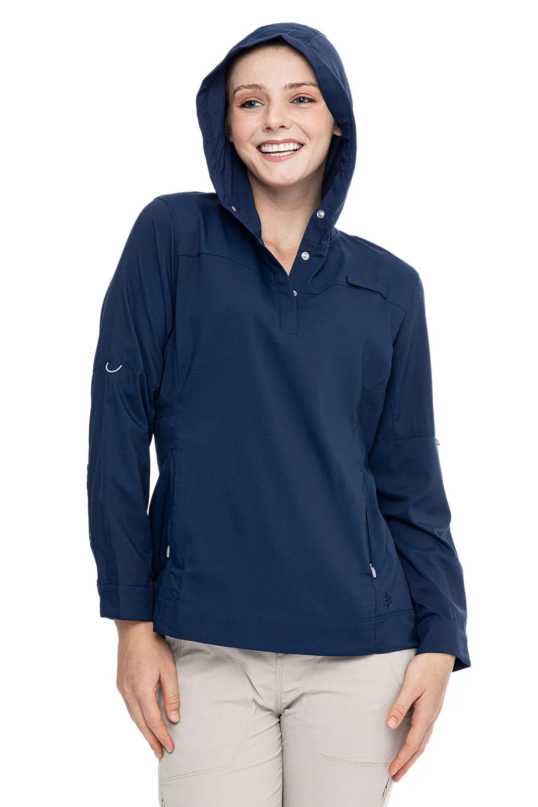 Women's Sea Spray Henley | Navy