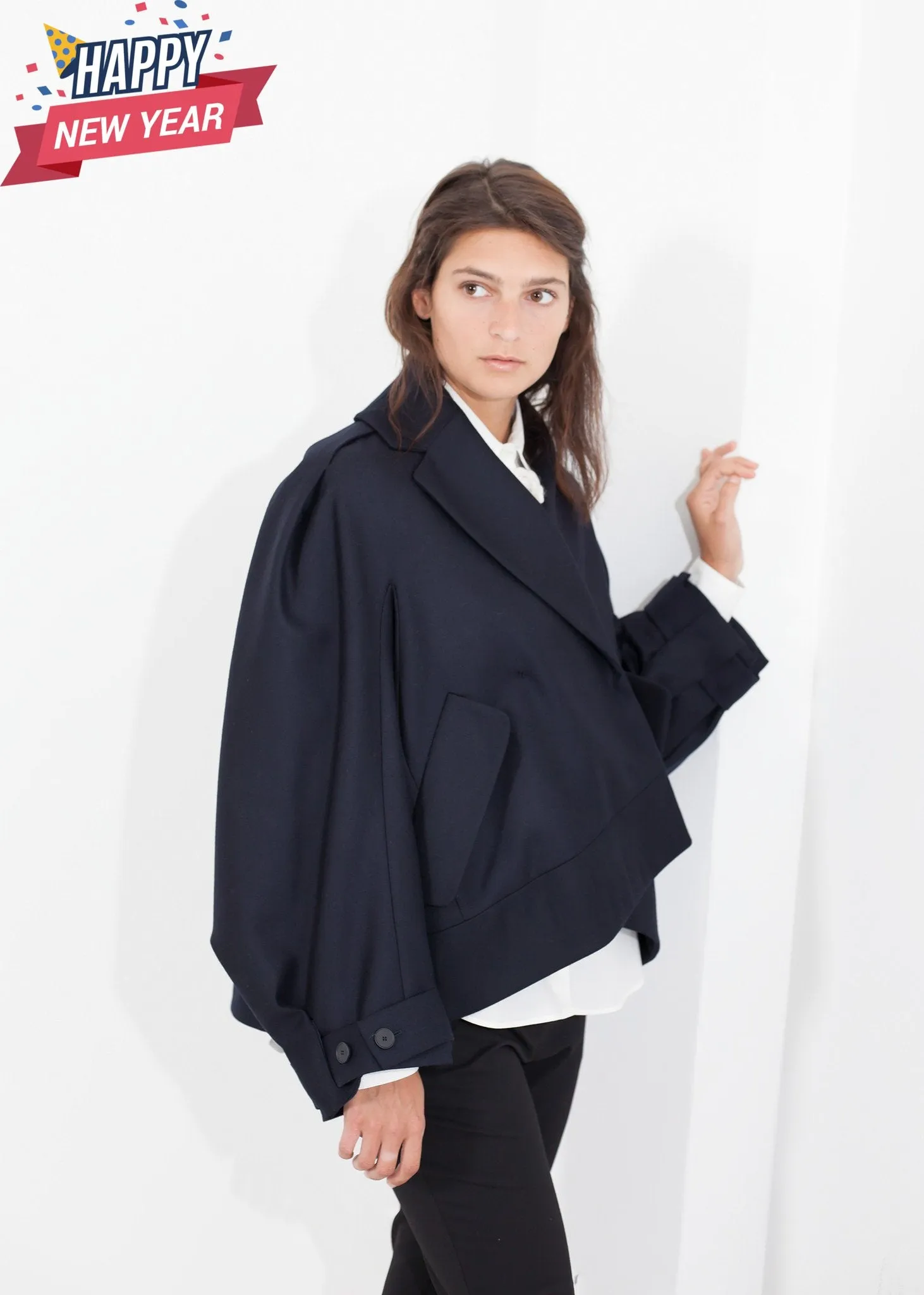 Wool Cocoon Jacket