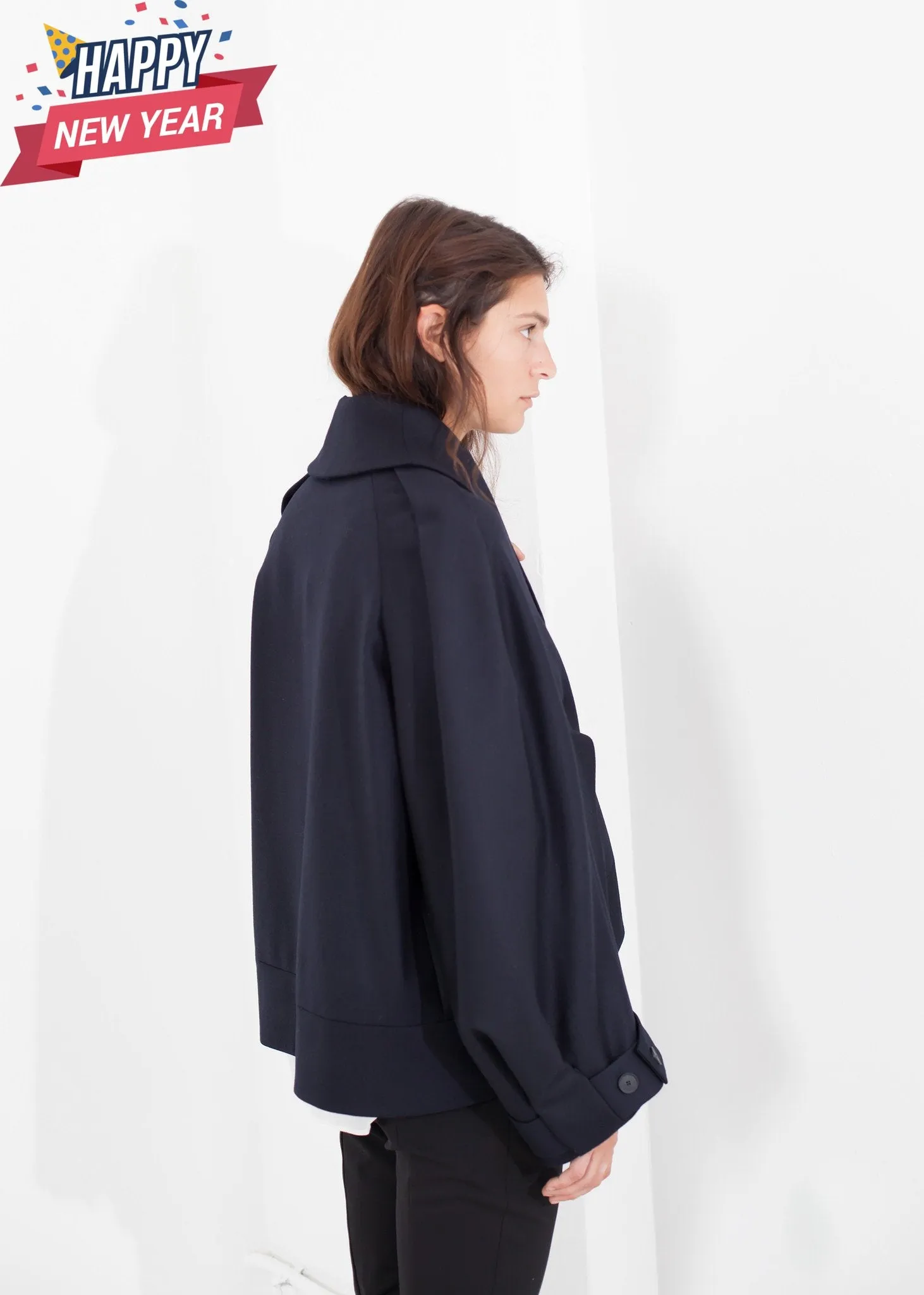 Wool Cocoon Jacket