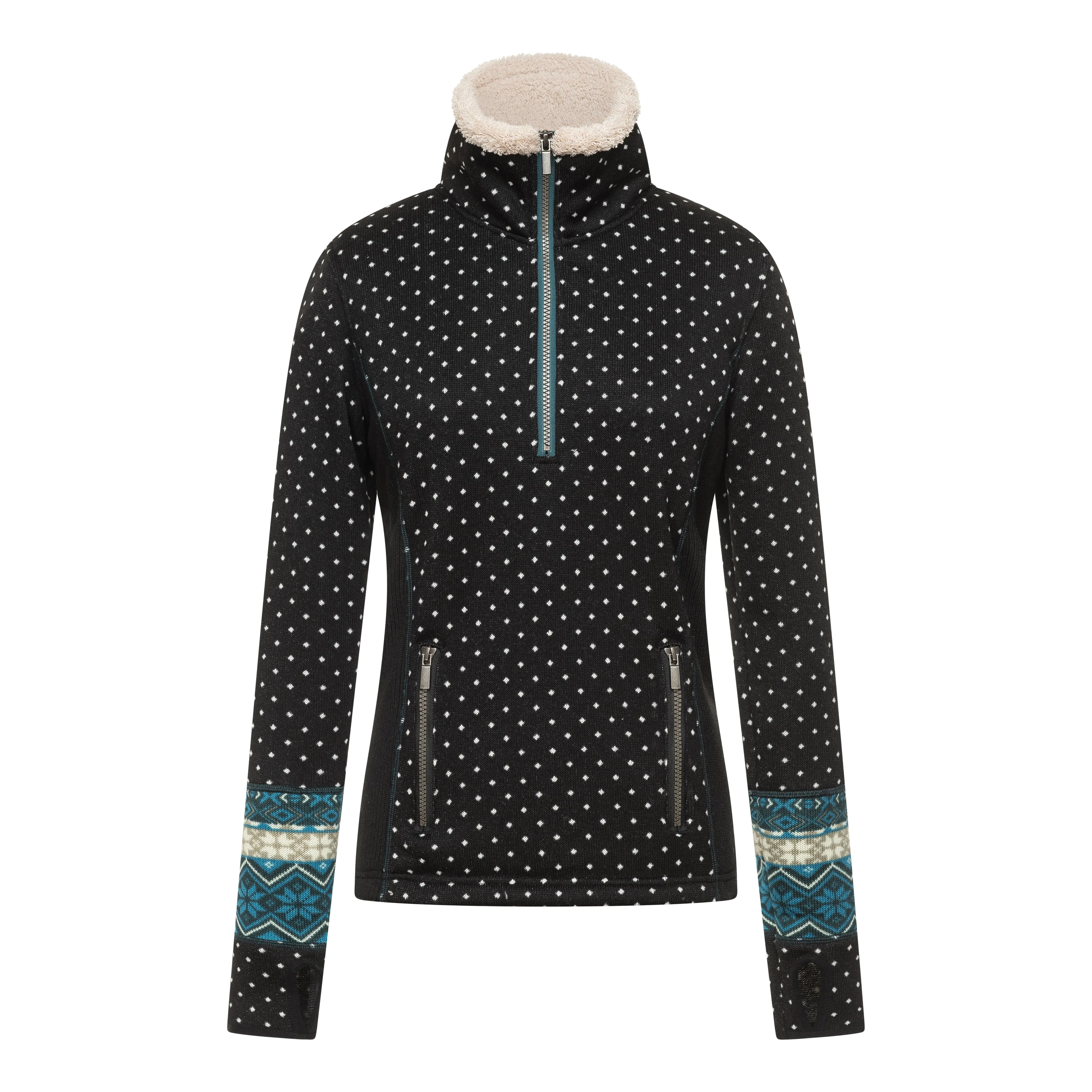 Wooly Bully Wear | Diamond Half-Zip | Women's