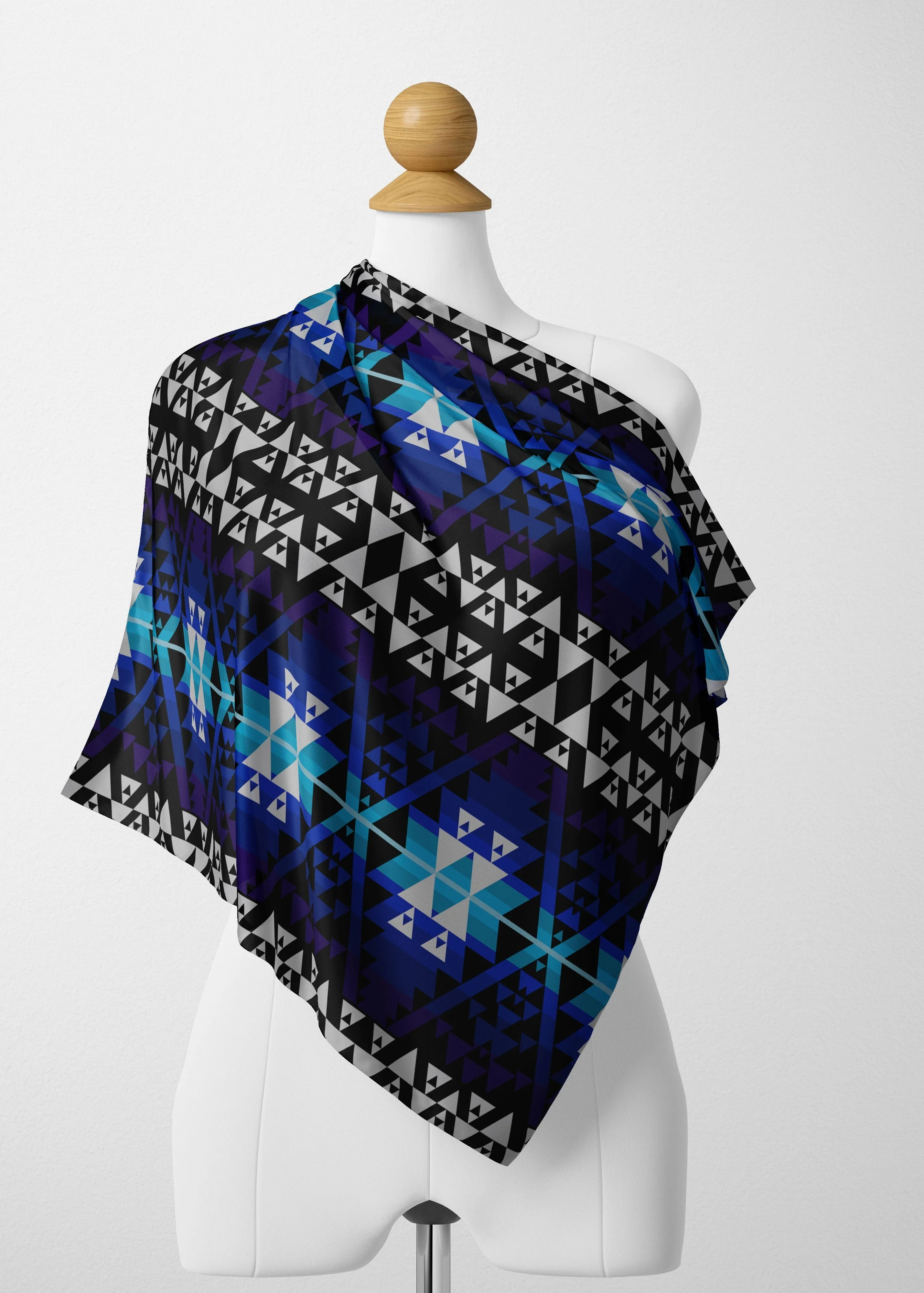 Writing on Stone Night Watch Satin Shawl