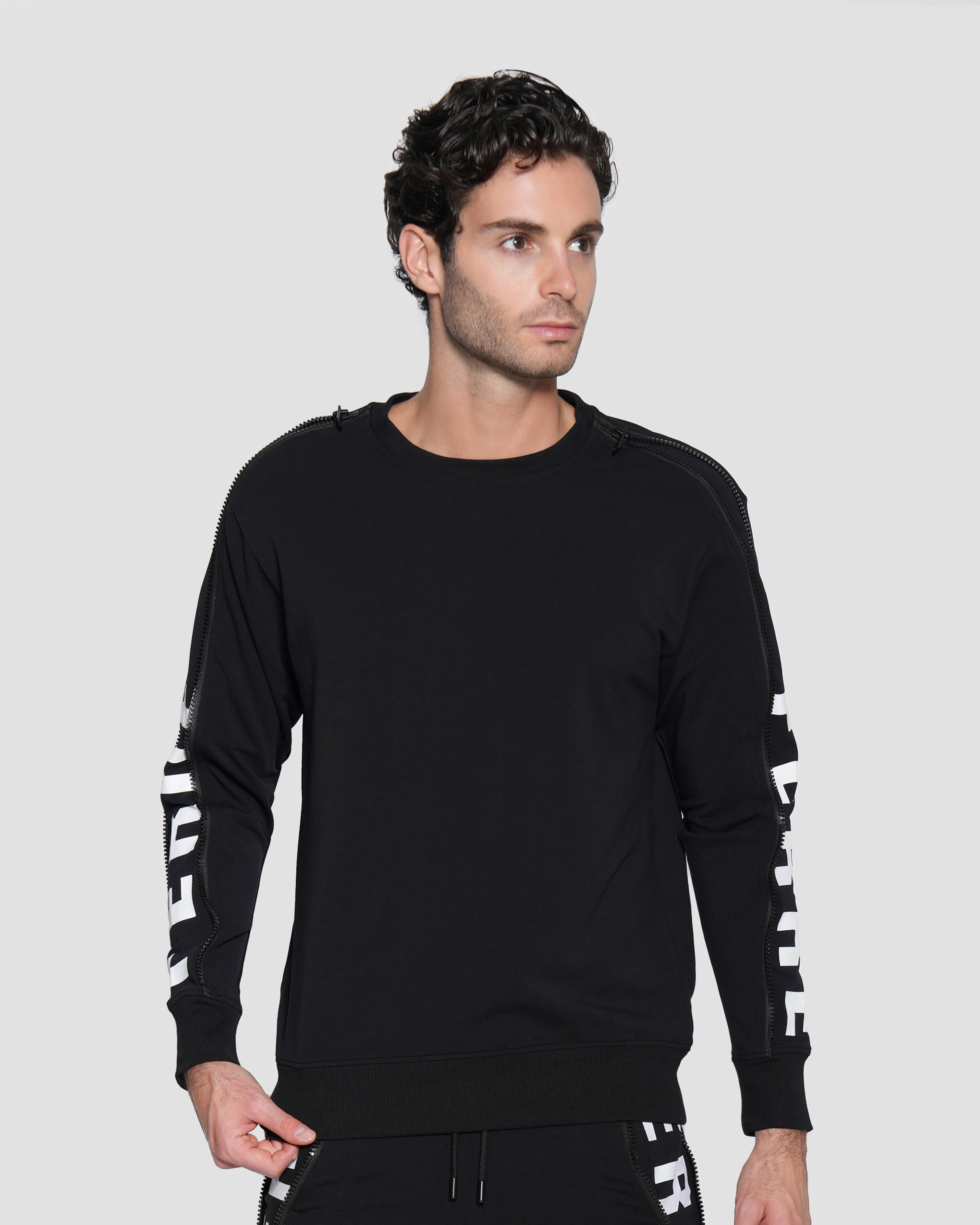 Zip Long Sleeve Sweatshirt